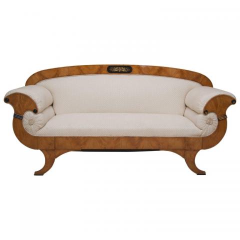 19th_Century_Russian_Biedermeier_Cherrywood_Settee